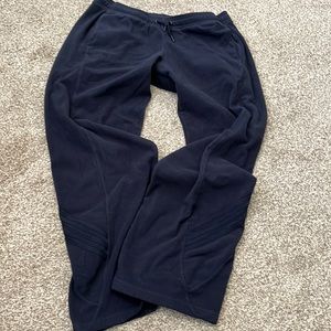 Navy fleece sweatpants